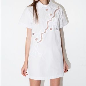 Alice McCall baseline shirt dress white US 8